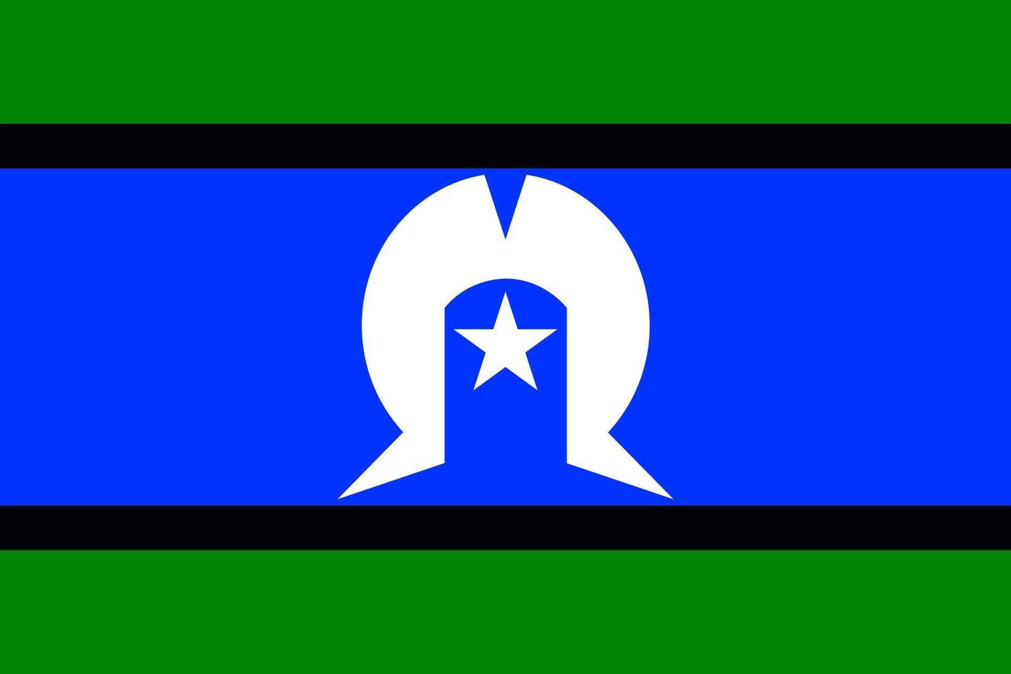 Australian Torres Strait Islander Flag
